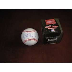 Kirk Gibson Autographed Ball   Oml Coa   Autographed Baseballs