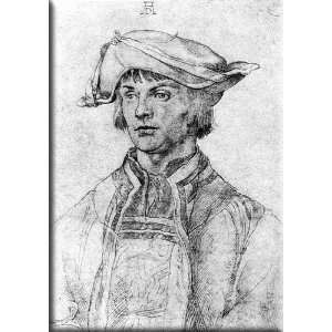  Portrait of Lucas van Leyden 11x16 Streched Canvas Art by 