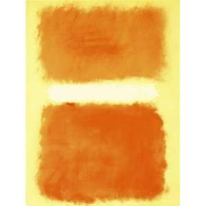Mark Rothko 29.25W by 39.25H  Acrylic on Paper, 1968 CANVAS Edge 