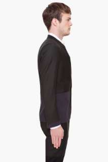 Paul Smith Black Paneled Hem Blazer for men  