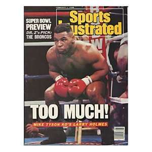 Mike Tyson Unisigned Sports Illustrated  Feb 1 1988