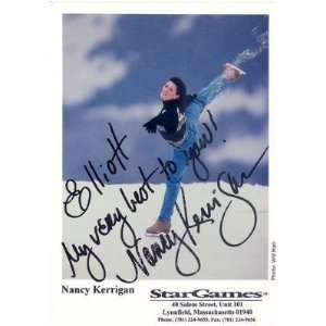  Nancy Kerrigan Autographed Postcard
