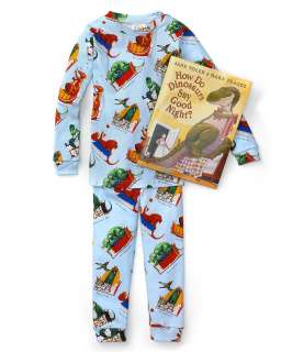 Books To Bed Boys How Do Dinosaurs Say Goodnight? Book and Pajama 