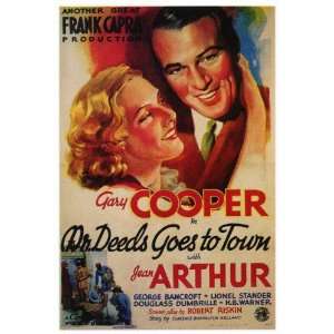 Mr. Deeds Goes to Town (1936) 27 x 40 Movie Poster Style A 