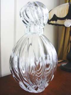 Large Crystal FACTICE SIGNED PIERRE DINAND Perfume Bottle 17 7/8 