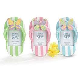 SET OF 3 BUTTERFLY FLIP FLOP PICTURE FRAMES colorful  