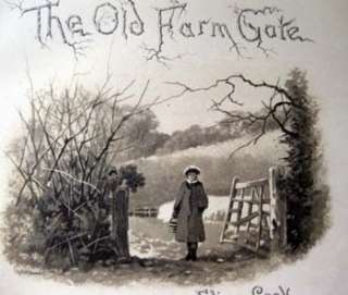 The Old Farm Gate Raphael Tuck & Sons Eliza Cook Saxony  