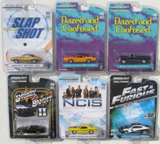 GREENLIGHT HOLLYWOOD S2 6 CAR SET BANDIT, FAST & THE FURIOUS, NCIS 