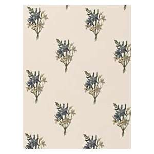 Robert Allen RA Garden Lily   Azure Fabric