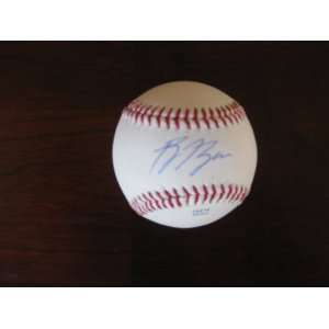 Ryan Braun Signed Autographed Baseball Brewers COA