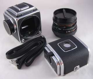 hasselblad 500c m film camera body chrome with a cross reference 