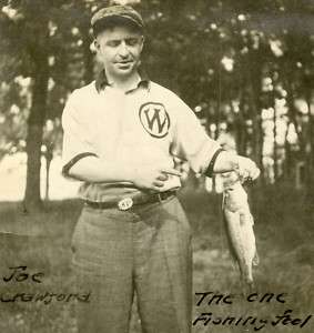 VINTAGE FISHING FOOL CRAWFORD W FISH HOOK BELT PHOTO  