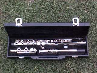 NEW SILVER CONCERT FLUTE WITH CUSTOM ENGRAVED MOUTHPIECE  