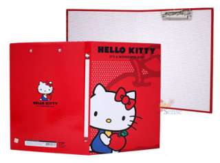 Sanrio Hello kitty Stationery File /3 Tab Poly Folder  