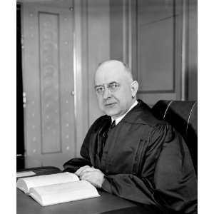 Supreme Court Justice, Stanley Reed, in robes   January, 1938   16x20 