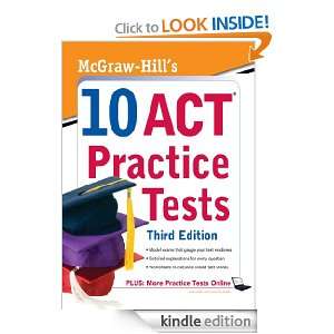 McGraw Hills 10 ACT Practice Tests, Third Edition Steven Dulan 