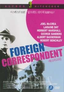 Foreign Correspondent (1940) Joel McCrea DVD Sealed  