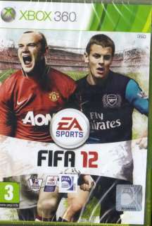 XBOX 360 PAL FIFA 12 PLAY FOOTBALL NEW   SEALED  