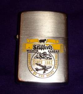 1953 ZIPPO LIGHTER OWNED BY JOHN MCEWEN FOUNDER OF STEFFENS DAIRY ONE 