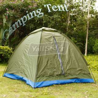 NEW Four Seasons 2 Person Single Layer Folding Camping Tent  