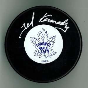 Ted Kennedy Autographed Toronto Maple Leafs Puck #3