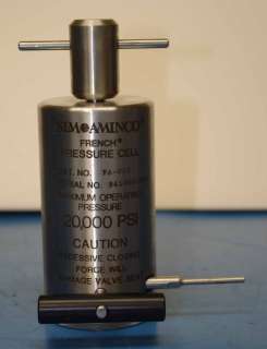 SLM Aminco MiniCell French Pressure Cell FA 003 20,000 PSI ++  