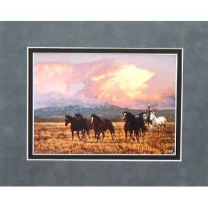 Tim Cox TWILIGHT Matted Suede Print