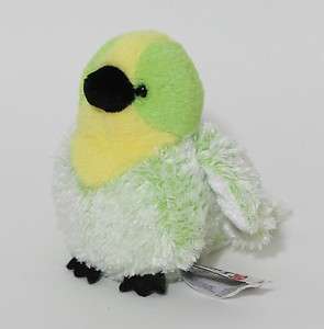 Ganz Webkinz Lil Kinz BUDGIE Green Yellow Bird No Code Plush Toy 