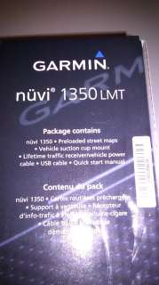 BRAND NEW* Garmin Nuvi 1350LMT Automotive GPS Receiver NIB *FREE 