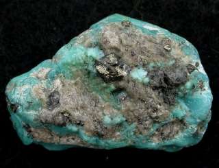 Blue Sonoran Turquoise Copper Pyrite Rough Gem Stone Gemstone Specimen 