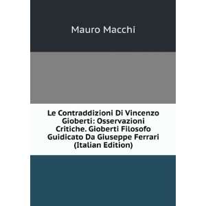  Contraddizioni Di Vincenzo Gioberti Osservazioni Critiche. Gioberti 