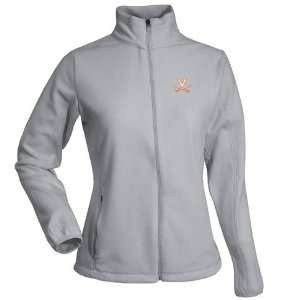  Virginia Womens Sleet Full Zip Fleece (Grey) Sports 