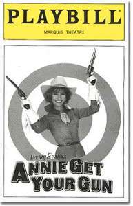 Broadway Playbill ~Annie Get Your Gun~ Tom Wopat & Susan Lucci ~ RARE 