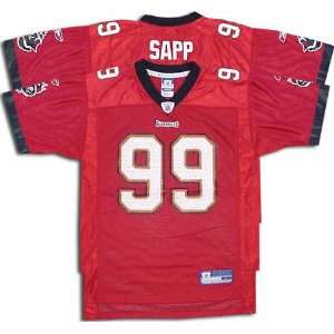 Warren Sapp Reebok NFL Replica Home Tampa Bay Buccaneers Youth Jersey