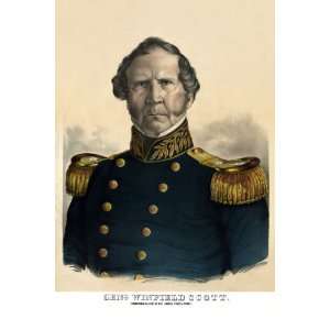  General Winfield Scott 24X36 Canvas Giclee