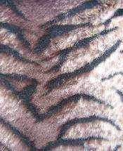Faux Fur Animal design Rug mat , Tigress  
