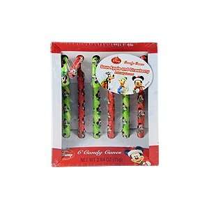  Candy Canes Sour Apple & Strawberry   6 ct,(Disney 