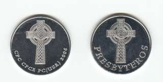 Presbyteros Communion Token   Birmingham   Celtic Cross  