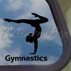 Female Gymnastics Decal Car Truck Window Sticker