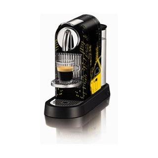 Nespresso CitiZ D110 Espresso Maker, Yellow/ Black