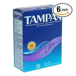 Tampax Tampons Lites, 20 Count Boxes 
