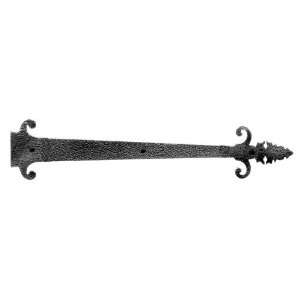   Duty Quality Forged Crafted Warwick Dummy Strap   Rough Iron (WIFBP
