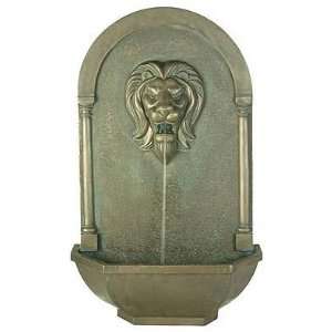  Lion Fountain   Lightweight Fiberglass and Resin   Bronze 