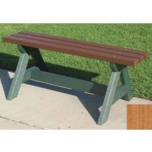  Eagle One 7 in Classic Mall Bench   Cedar Legs and Slats 
