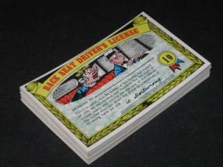 1964 TOPPS   NUTTY AWARDS   COMPLETE 32 PHOTO CARD SET   RAT FINK 