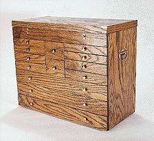 Tool Chest PLANS, wooden, shop, garage, 13 drawers S  