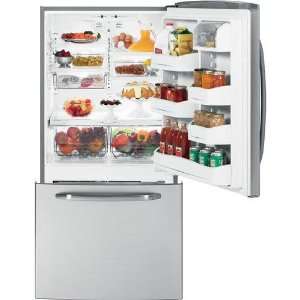   Energy Star CleanSteel Bottom Freezer Drawer Refrigerator Kitchen