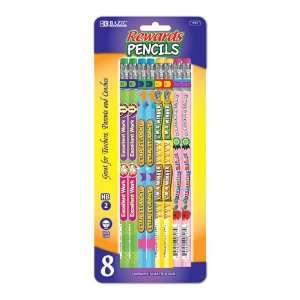   Wood Pencils w/ Eraser (8/Pack), Case Pack 144