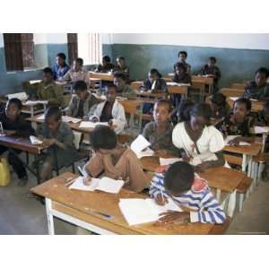  Classroom Full of Children Studying, Teferi Ber, Ethiopia 