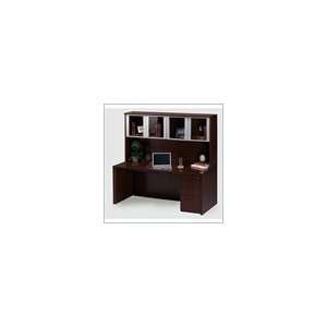   Mayline Corsica 66 Wood Executive Desk with Hutch Furniture & Decor